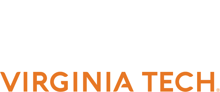White & Orange Virginia Tech logo